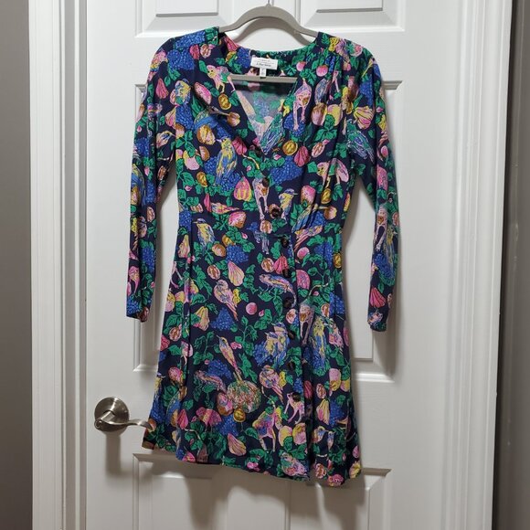 & Other Stories Dresses & Skirts - & Other Stories Monkey Print Mini Dress - Size 4